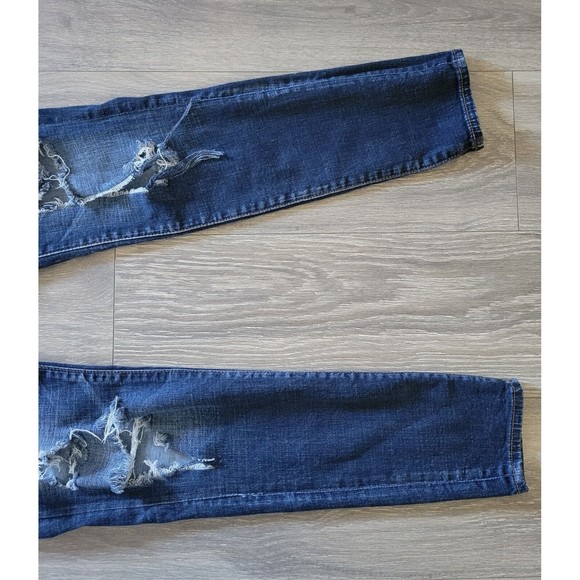 American Eagle Super Stretch Jeggings Distressed Womens Size 6 - Picture 3 of 12